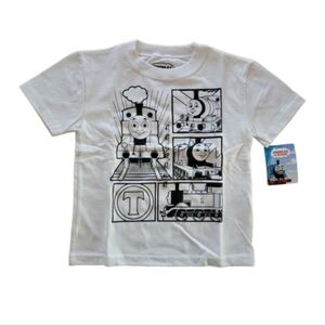 NEW Thomas & Friends Thomas the Tank Engine White Shirt - 4T